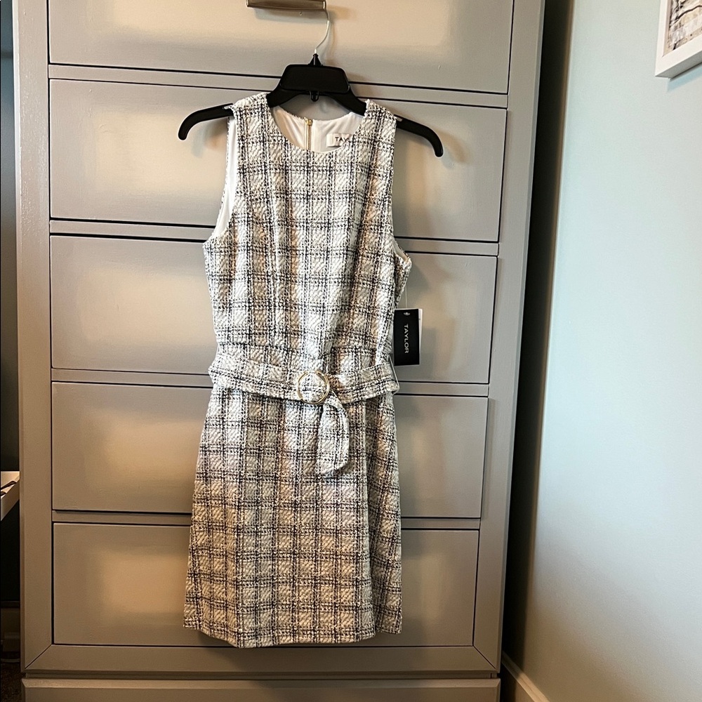 Ann Taylor Tweed Sleeveless Dress